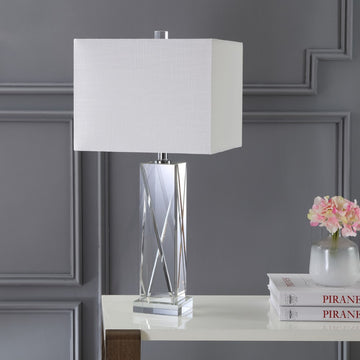 Sullivan 26.5" Crystal LED Table Lamp - JONATHAN Y